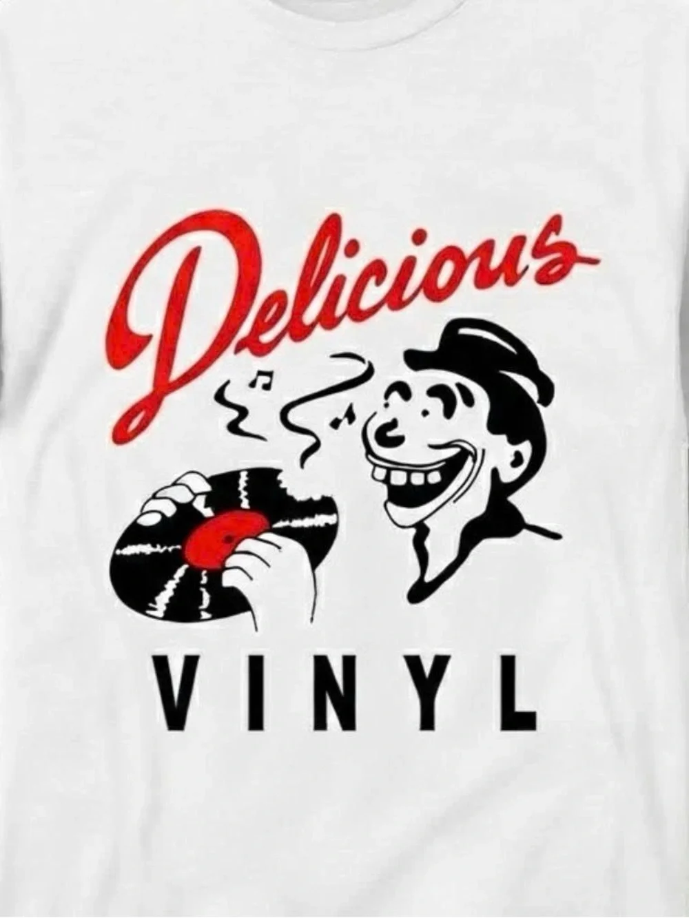 Delicious Vinly Music Record Label Rap Hip Hop T Shirt